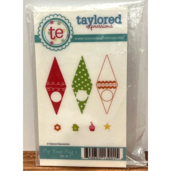 Fly Your Flag 1 Rubber Stamp Set By Taylored Expressions - Set Of 7 - Picture 1 of 2